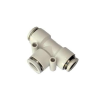 Conector pneumatic T redus invers ramificatie redusa seria BPEW gri
