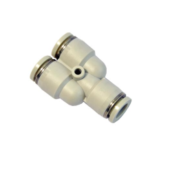 Conector pneumatic Y egal ramificatie tripla seria BPY gri