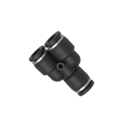 Conector pneumatic Y egal ramificatie tripla seria OPY negru