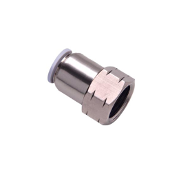 Conector pneumatic drept pentru furtun cu filet interior seria OPCF gri