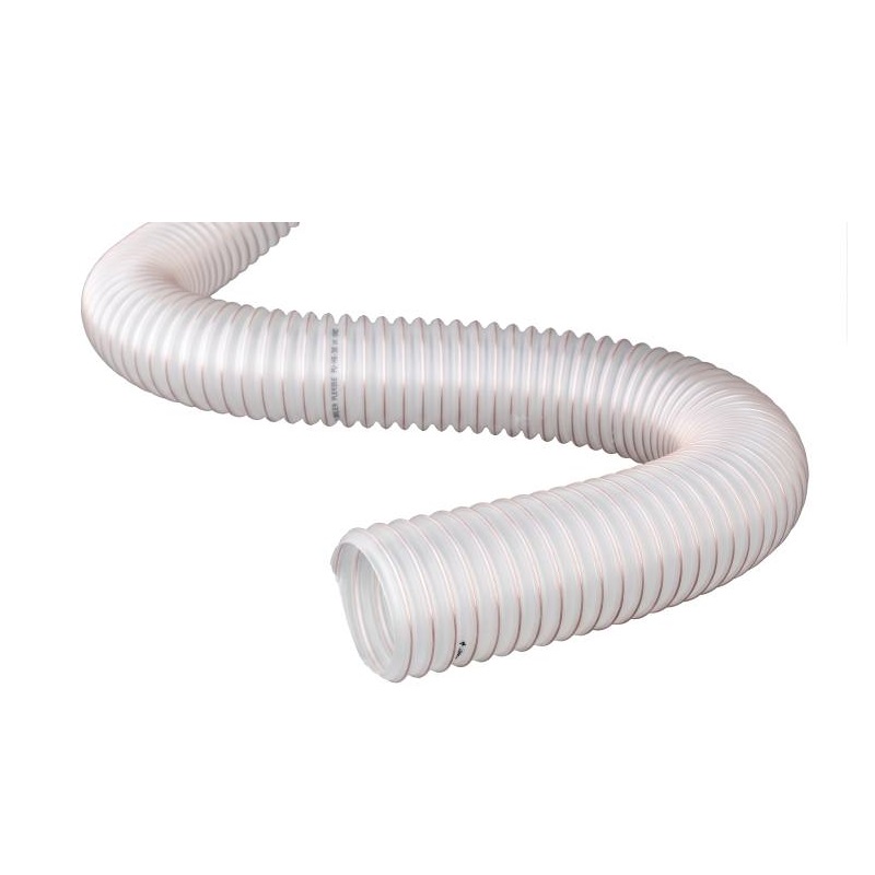 Furtun aspiratie si exhaustare de poliuretan si spira metalica Abravac PU06 Furtun aspiratie si exhaustare de poliuretan si spira metalica Abravac PU06