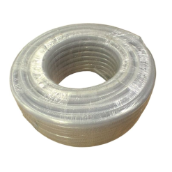 Furtun transparent cu insertie textila certificat alimentar seria PVC