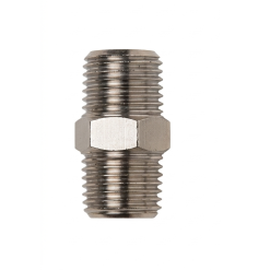 Niplu metalic egal alama nichelata filet conic seria O7710