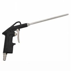 Pistol de suflat aer de aluminiu negru cu tija lunga O64