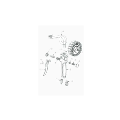 Pistol profesional standard de umflat roti 60G