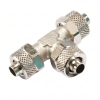 Racord metalic T push-on alama nichelata prindere sigura seria RC3140