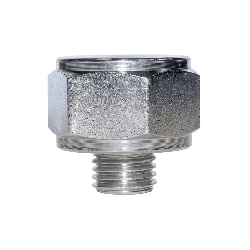 Reductie metalica inversa alama nichelata filet cilindric seria O7717 Reductie metalica inversa alama nichelata filet cilindric seria O7717